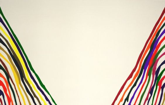Morris Louis, Beta Lambda, 1961. On the wiggly road of creatives: If the work history on your CV resembles the trail of a drunk person trying to walk in a straight line, this one's for you. 