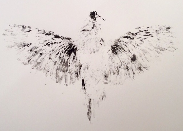 Nature print of a dove, by Eleanor Amiradaki. THE MUSE SPOKE | Eleanor Amiradaki. THE MUSE SPOKE is a mini-interview series with women whose creative and soulful expression inspires me.